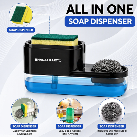 3-in-1 Smart Soap Dispenser for Kitchen