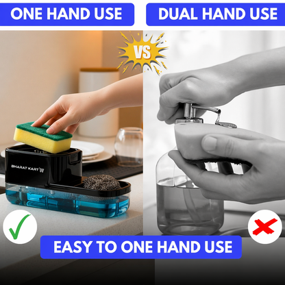 3-in-1 Smart Soap Dispenser for Kitchen